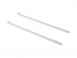 Рейлинги Firmax длина 350 мм, круглые верхние для ящика Newline, белые, FRM0936.07/RL